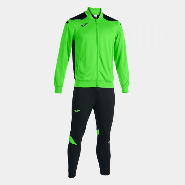JOMA CHAMPIONSHIP VI TRACKSUIT FLUOR GREEN BLACK