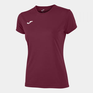 JOMA COMBI WOMAN SHIRT BURGUNDY S/S