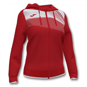 JOMA SUPERNOVA II HOODIE JACKET RED-WHITE