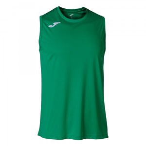 JOMA COMBI BASKET T-SHIRT GREEN SLEEVELESS