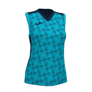 JOMA SUPERNOVA III SLEEVELESS SHIRT NAVY FLUOR TURQUOISE