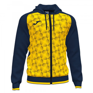 JOMA SUPERNOVA III ZIP-UP HOODIE NAVY YELLOW