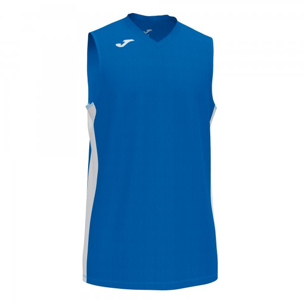 JOMA CANCHA III T-SHIRT ROYAL-WHITE SLEEVELESS