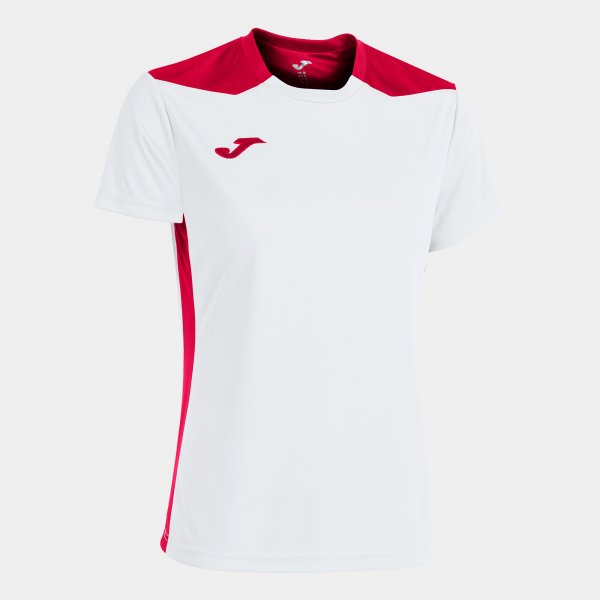 JOMA CHAMPIONSHIP VI SHORT SLEEVE T-SHIRT WHITE RED