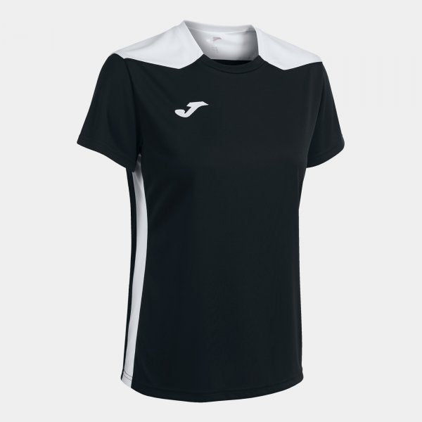 JOMA CHAMPIONSHIP VI SHORT SLEEVE T-SHIRT BLACK WHITE