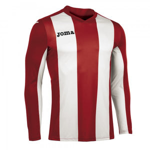 JOMA T-SHIRT PISA RED-WHITE L/S