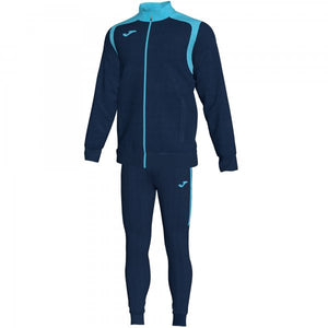 JOMA TRACKSUIT CHAMPIONSHIP V DARK NAVY-FLUOR TURQUOISE