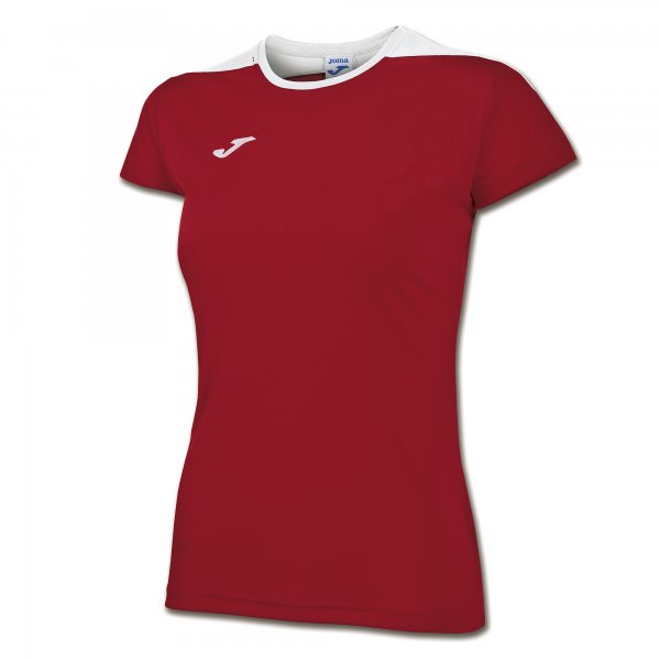 JOMA TSHIRT SPIKE RED-WHITE S/S