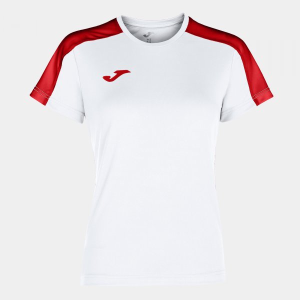 JOMA ACADEMY SHORT SLEEVE T-SHIRT WHITE RED