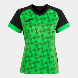 JOMA SUPERNOVA III SHORT SLEEVE T-SHIRT BLACK FLUOR GREEN