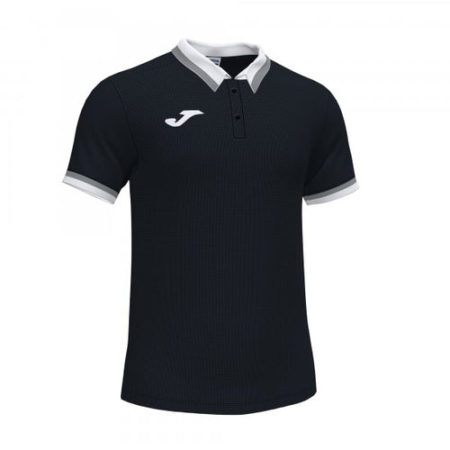 JOMA CONFORT II SHORT SLEEVE POLO BLACK