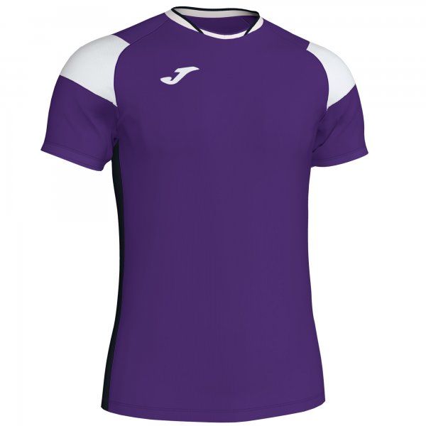 JOMA T-SHIRT CREW III PURPLE-WHITE-BLACK S/S