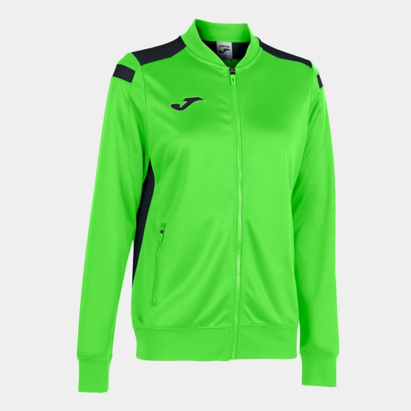 JOMA CHAMPIONSHIP VI FULL ZIP SWEATSHIRT FLUOR GREEN BLACK