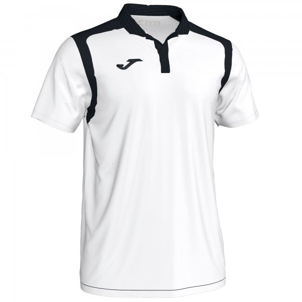 JOMA POLO CHAMPIONSHIP V WHITE-BLACK S/S