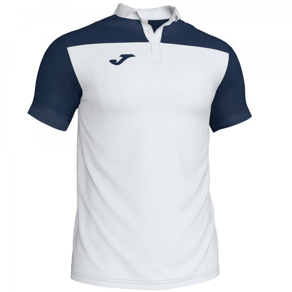 JOMA POLO SHIRT HOBBY II WHITE-NAVY S/S