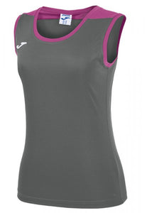 JOMA T-SHIRT RUNNING ANTHRACITE SLEEVELESS
