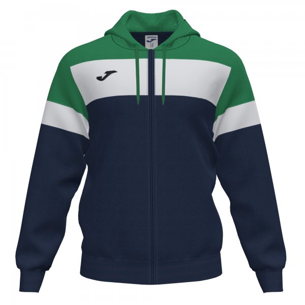 JOMA CREW IV HOODIE JACKET DARK NAVY-GREEN