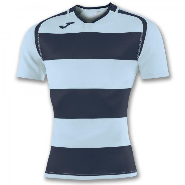 JOMA T-SHIRT PRORUGBY II NAVY-SKYBLUE S/S