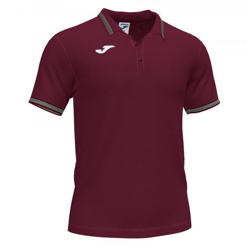 JOMA CAMPUS III POLO BURGUNDY S/S