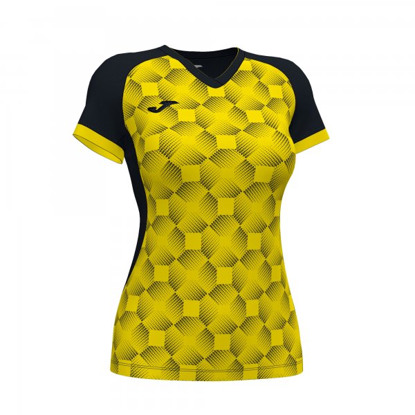 JOMA SUPERNOVA III SHORT SLEEVE T-SHIRT BLACK YELLOW