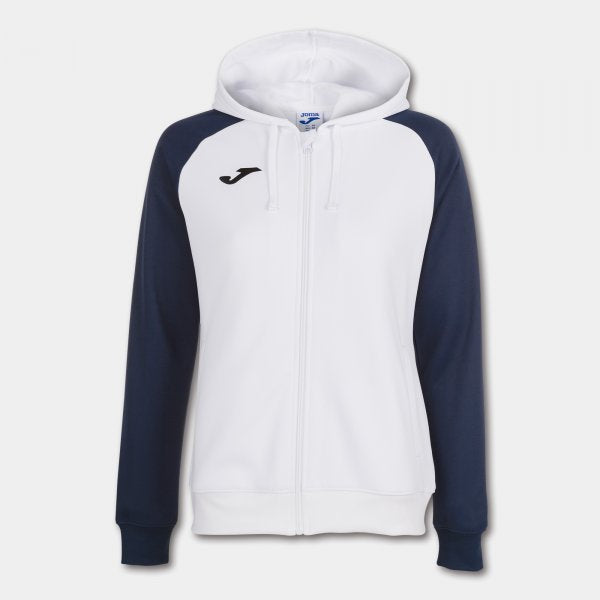 JOMA ACADEMY IV ZIP-UP HOODIE WHITE NAVY