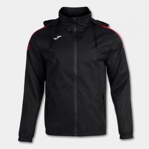 JOMA TRIVOR RAINCOAT BLACK RED