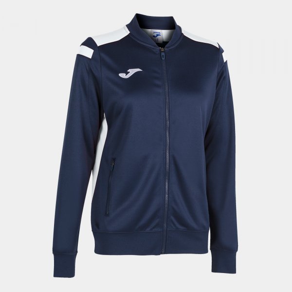 JOMA CHAMPIONSHIP VI FULL ZIP SWEATSHIRT NAVY WHITE