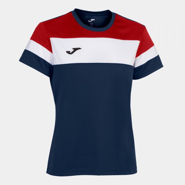 JOMA CREW IV T-SHIRT DARK NAVY-RED S/S