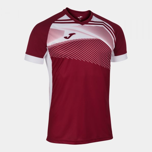 JOMA SUPERNOVA II T-SHIRT BURGUNDY-WHITE S/S
