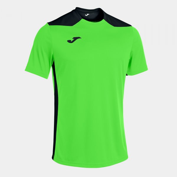 JOMA CHAMPIONSHIP VI SHORT SLEEVE T-SHIRT FLUOR GREEN BLACK