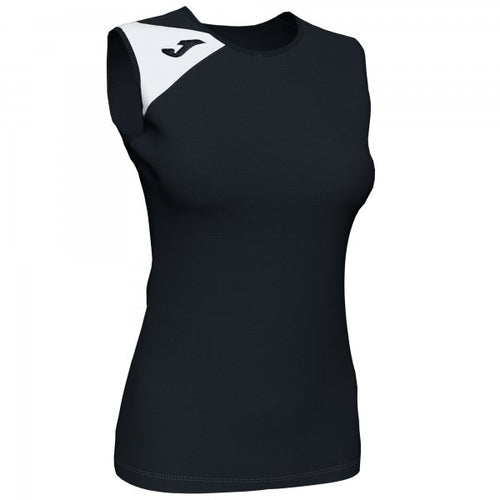JOMA TSHIRT SPIKE BLACK-WHITE SLEEVELESS