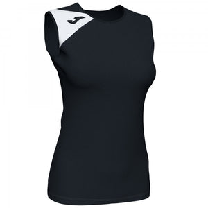 JOMA TSHIRT SPIKE BLACK-WHITE SLEEVELESS