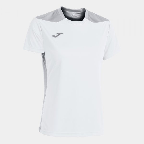 JOMA CHAMPIONSHIP VI SHORT SLEEVE T-SHIRT WHITE GRAY