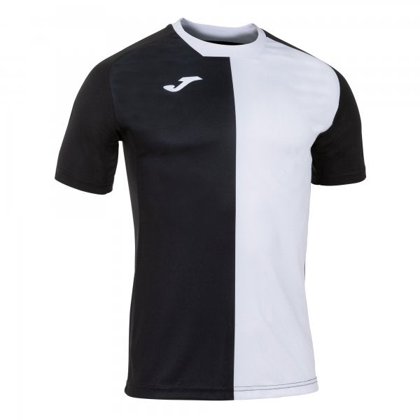 JOMA CITY T-SHIRT BLACK-WHITE S/S