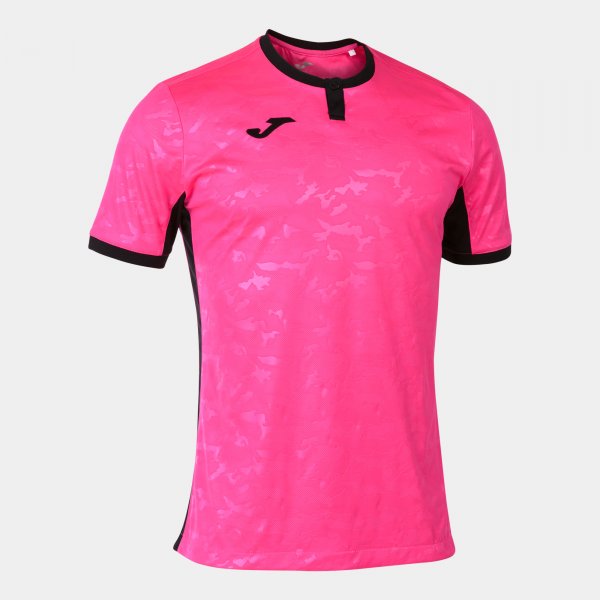JOMA TOLETUM II T-SHIRT FLUOR PINK-BLACK S/S