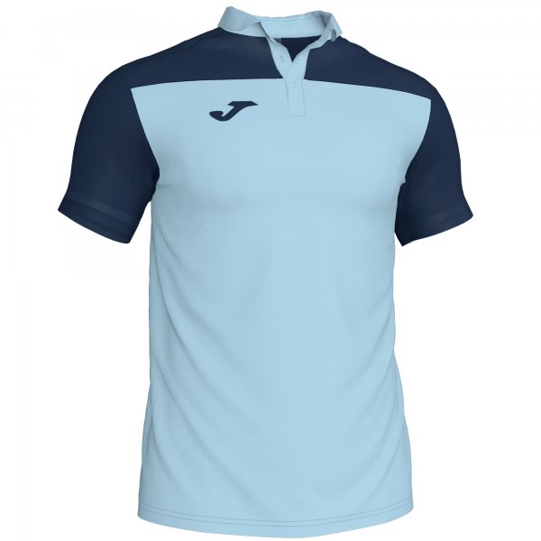 JOMA POLO SHIRT HOBBY II SKY BLUE-NAVY S/S
