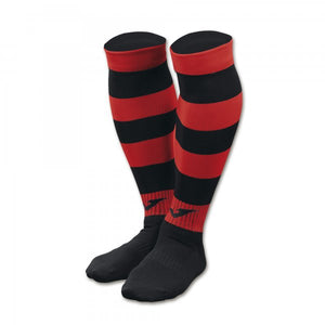 JOMA FOOTBALL SOCKS ZEBRA II BLACK-RED