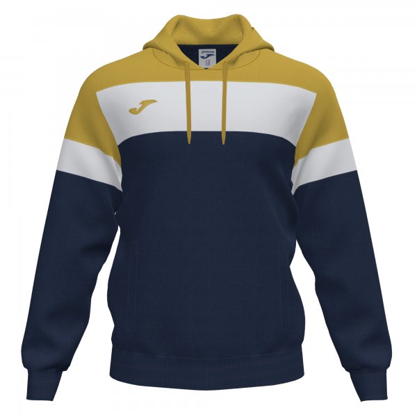 JOMA CREW IV HOODIE SWEATSHIRT DARK NAVY-MUSTARD