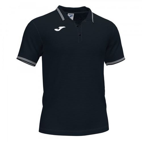 JOMA CAMPUS III POLO BLACK S/S