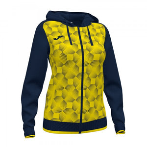 JOMA SUPERNOVA III ZIP-UP HOODIE NAVY YELLOW