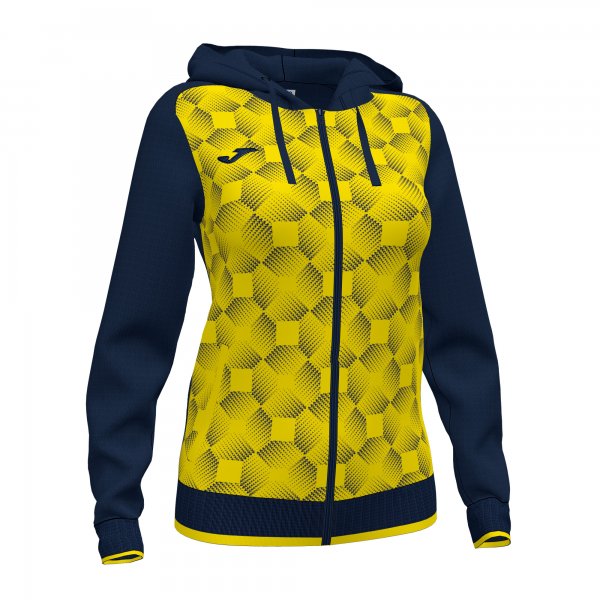JOMA SUPERNOVA III ZIP-UP HOODIE NAVY YELLOW