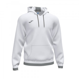 JOMA CONFORT II HOODIE WHITE GRAY