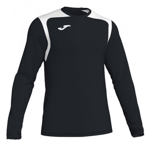 JOMA T-SHIRT CHAMPIONSHIP V BLACK-WHITE L/S