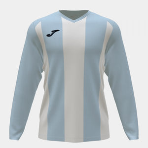 JOMA CAMISETA MANGA LARGA PISA II CELESTE BLANCO
