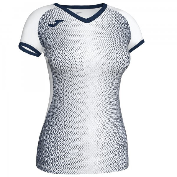 JOMA SUPERNOVA T-SHIRT WHITE-DARK NAVY S/S
