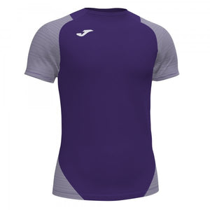 JOMA ESSENTIAL II T-SHIRT PURPLE-WHITE S/S