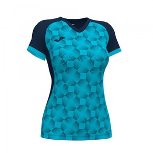 JOMA SUPERNOVA III SHORT SLEEVE T-SHIRT NAVY FLUOR TURQUOISE