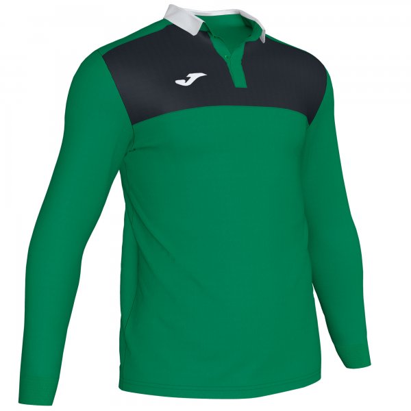 JOMA POLO SHIRT WINNER II GREEN-BLACK L/S