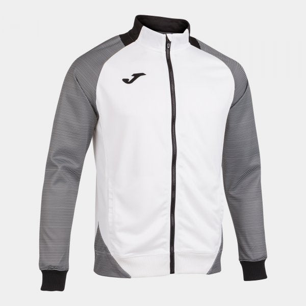 JOMA ESSENTIAL II JACKET WHITE-BLACK