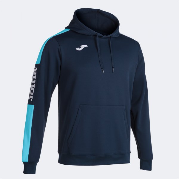 JOMA CHAMPIONSHIP IV HOODIE NAVY FLUOR TURQUOISE